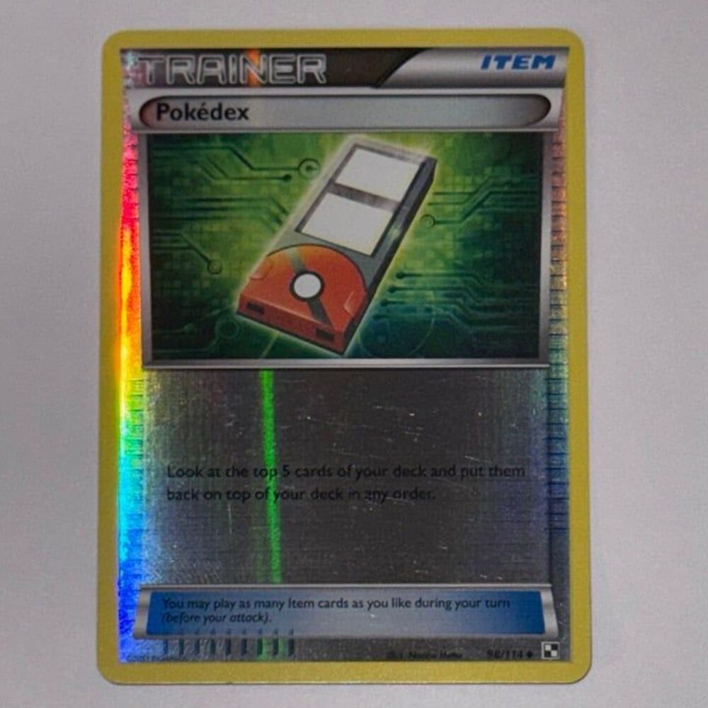 POKEMON CARD: HOLO Pokedex #98/114 (Pokemon Black & White)
